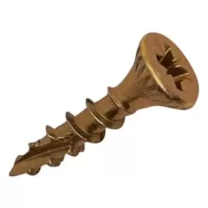 image of Optimaxx PZ Countersunk Passivated Double Reinforced Wood Screw - 4 x 20mm - Pack of 200