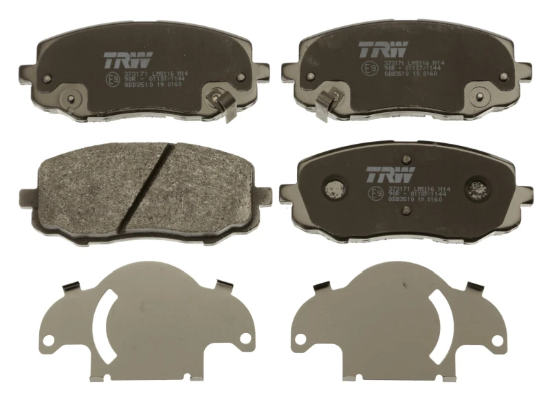 Image of TRW GDB3510 Brake pad set with acoustic wear warning Brake Pad Set,disc brake (402)