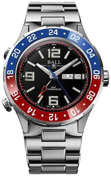 image of Ball Company DG3030B-S4C-BK ROADMASTER MARINE GMT Watch