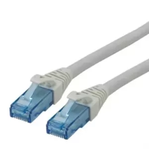 Image of Roline Unshielded Cat6a Cable Assembly 3m, Grey, Male RJ45