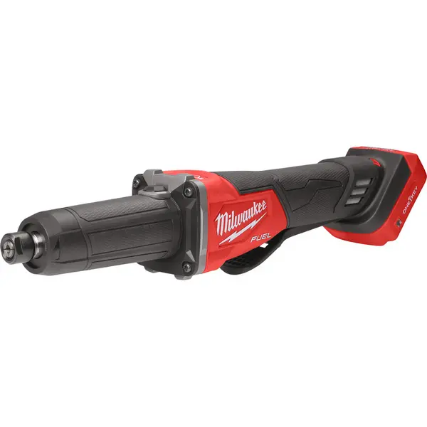 image of Milwaukee M18 FDGROVPDB-0X FUEL One-Key Braking Die Grinder with Variable Speed and Paddle Switch Body Only Rubber/Steel