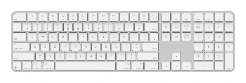 Image of Apple Magic keyboard Universal USB + Bluetooth QWERTY US English White MXK73LB/A