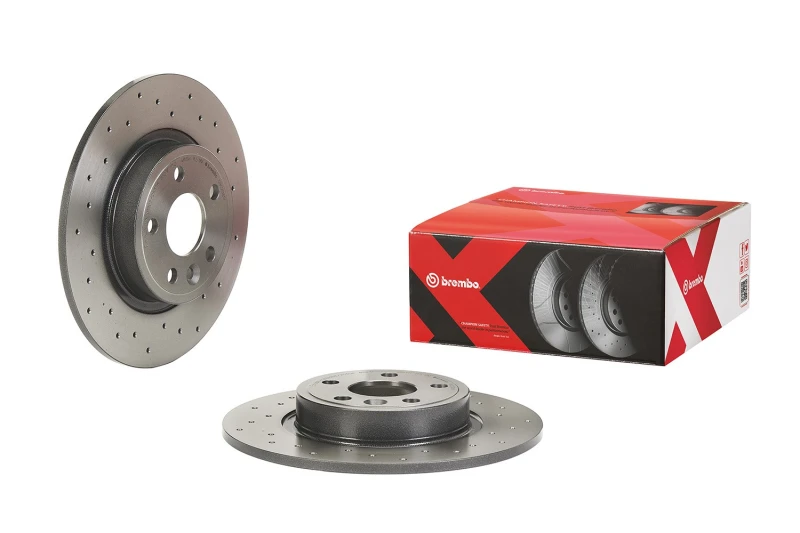 Image of BREMBO Brake disc BREMBO 08.C208.1X