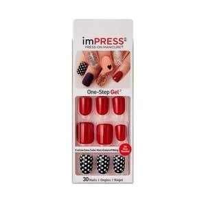 Image of Kiss Impress Gel Fake Nails - Swept Away