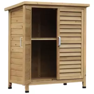 Image of Outsunny Wooden Garden Storage Unit