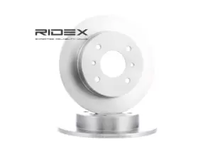 Image of RIDEX Brake disc Rear Axle 82B0658 Brake rotor,Brake discs NISSAN,ALMERA II Hatchback (N16),PRIMERA (P11),PRIMERA Hatchback (P11)