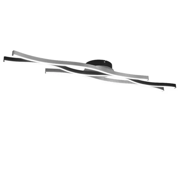 Image of Blaze Modern 35W LED Semi Flush Light Brushed aluminium 2300-3000-4000K