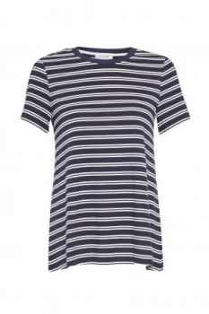 Image of Great Plains Take A Break Jersey Top Blue White