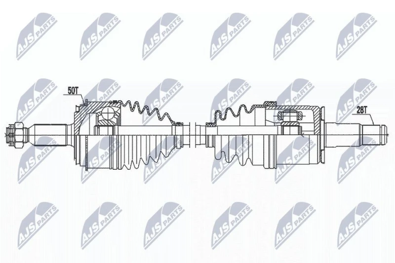 Image of NTY Drive shaft NTY NPW-MS-079