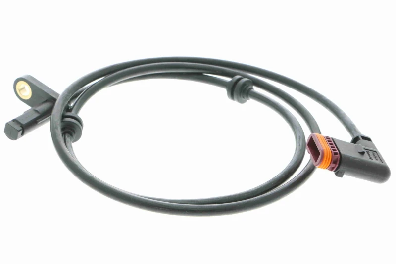 Image of VEMO V30-72-0211 ABS Sensor Q+, original equipment manufacturer quality MADE IN GERMANY, Rear Axle Right Sensor,wheel speed (412)