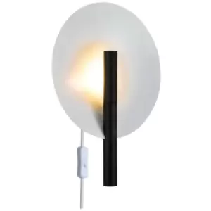 image of Nordlux Furiko Flush Wall Lamp Black G9