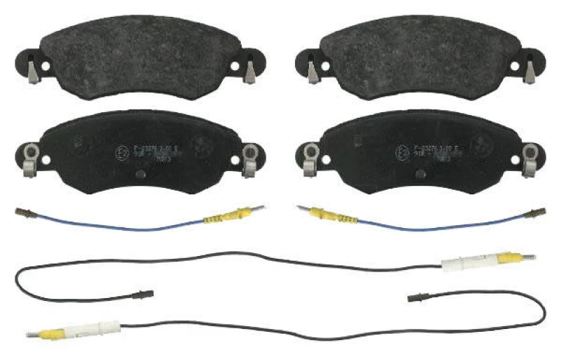 Image of Blue PRINT ADP154254 Brake pad set Front Axle, incl. wear warning contact Brake Pad Set,disc brake (402)