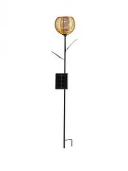 Image of Gold Tulip Stake Light