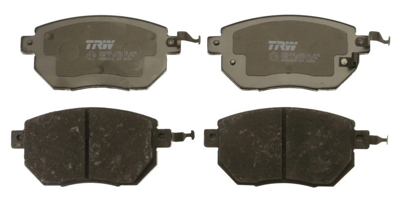 Image of TRW GDB3416 Brake pad set with acoustic wear warning Brake Pad Set,disc brake (402)