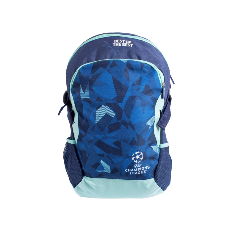 Image of Hy-pro Officially Licensed UEFA Champions League Premium Backpack With Adjustable Padded Straps Blue unisex