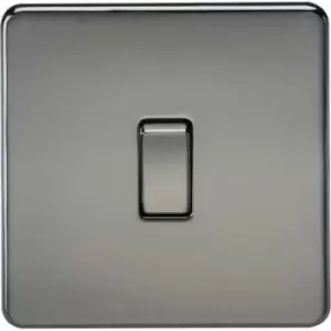 Image of MLA Knightsbridge 10AX 1 Gang 2-Way Switch Black Nickel - SF2000BN