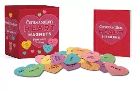 Image of conversation heart magnets from sweet to sassy