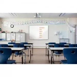 image of Nobo Premium Plus Enamel Magnetic Whiteboard 3000x1200mm 1915153