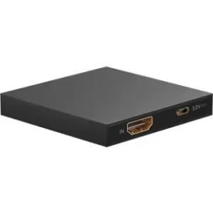 Image of Goobay Manual HDMI Switch 1 to 2 - Black