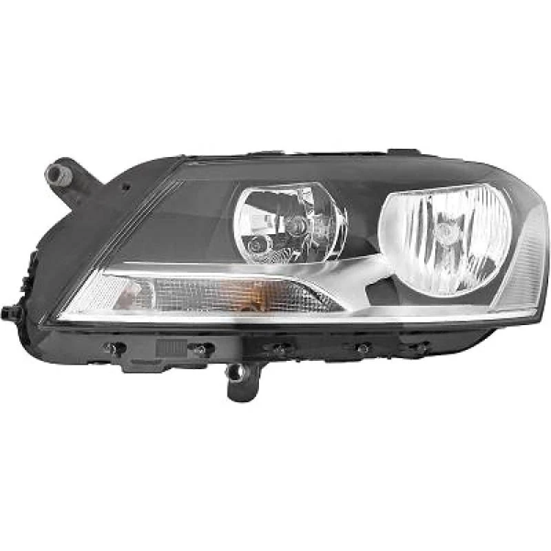 Image of DIEDERICHS 2248081 Headlights H7/H7, with bulb, Left, with motor for headlamp levelling, Halogen Headlight (259)