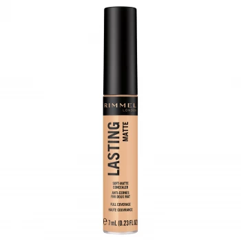 Image of Rimmel London Lasting Matte Concealer 7ml (Various Shades) - 015 True Ivory