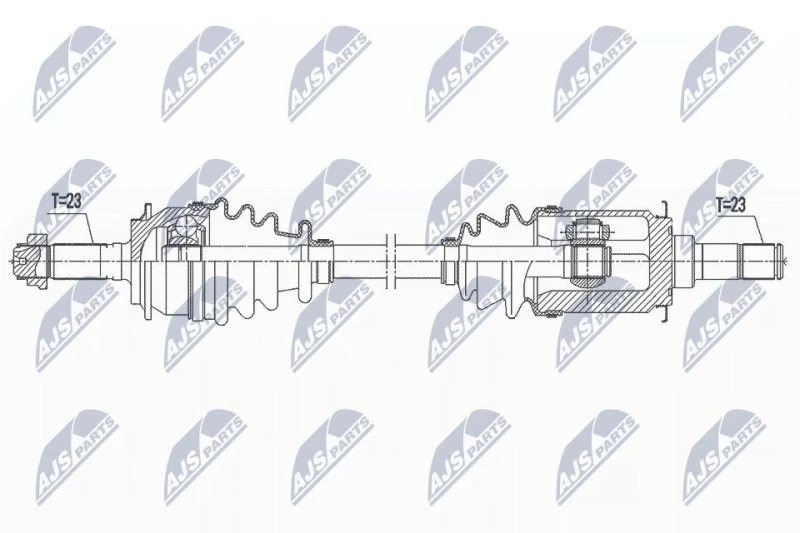 Image of NTY Drive shaft NTY NPW-HD-077
