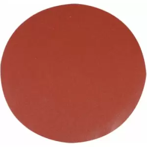 Image of Silverline - 240G 180mm Aluminium Oxide Hook & Loop Discs 10pc