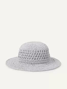 Image of Accessorize Coloured Crochet Bucket, Beige, Size One Size, Women