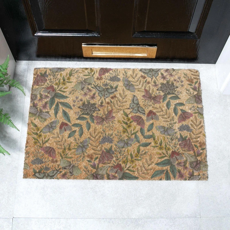 Image of Artsy Mats Midnight Garden x Celia Battaini Doormat (60 x 40cm) Brown unisex