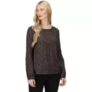 Image of Regatta Womens Hadria Curved Hem Long Sleeve Top 10 - Bust 34' (86cm)