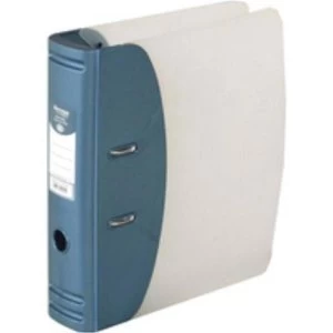 image of Hermes A4 Heavy Duty Lever Arch File 50mm Capacity Metallic Blue