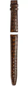 Image of IWC Strap Alligator Dark Brown For Butterfly Clasp