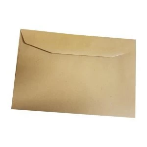 image of 5 Star Office C6 Envelopes Recycled Lightweight Wallet Gummed 80gsm Manilla Pack of 2000