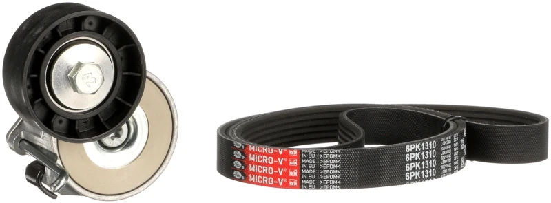 Image of GATES K016PK1310 V-ribbed belt set Micro-V Stretch Fit V-Ribbed Belt Set (542)