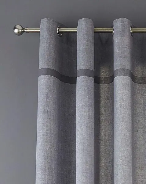 Image of JD Williams Catherine Lansfield Melville Curtains Grey 117 x 183cm XM39305