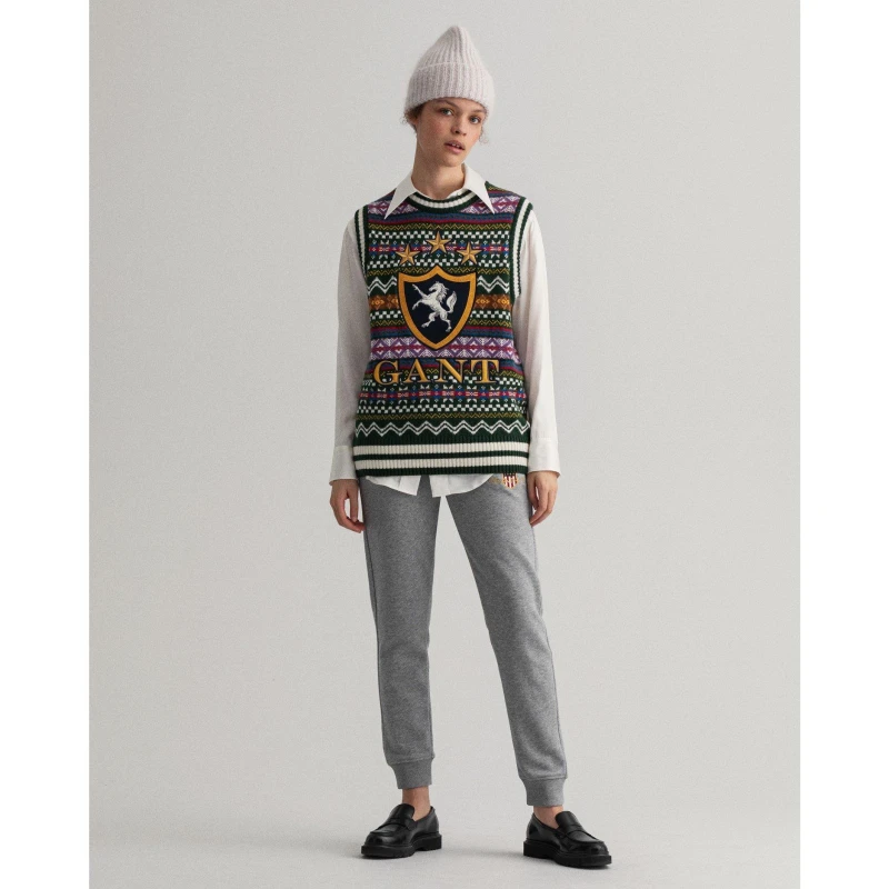 Image of Gant Gant Shield Jogger - Grey Grey 8