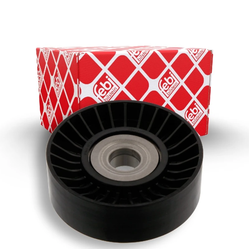 Image of FEBI BILSTEIN 36399 Idler Pulley Plastic Deflection/Guide Pulley,v-ribbed belt (312)