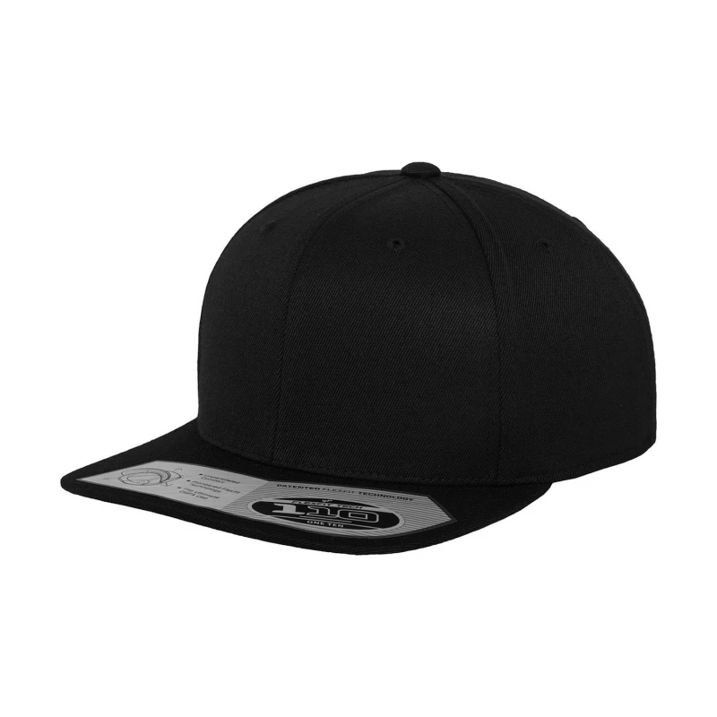 Image of Flexfit Womens Snapback Fitted Baseball Cap in Black Female One Size