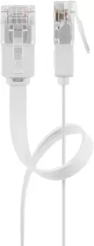 Image of Goobay 95156 networking cable White 10 m Cat6 U/UTP (UTP)