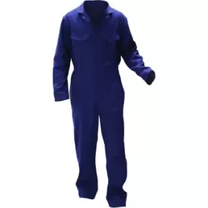 image of Warrior Mens Stud Front Coverall (XXL/R) (Navy) - Navy