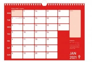 Image of Collins Colplan CMCA4 A4 2021 Memo Calendar
