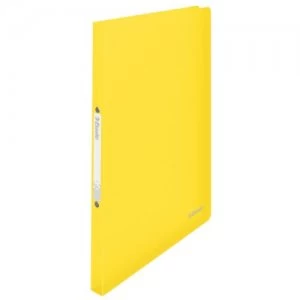 Image of Esselte VIVIDA A4 Ring Binder 2 O-Ring 16mm Trans YW PK10