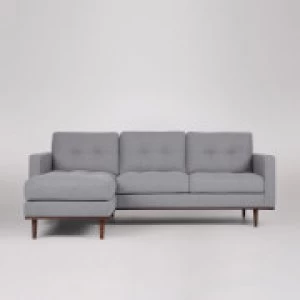 Image of Swoon Berlin Smart Wool Corner Sofa - Left Hand Side - Corner Sofa - Pepper