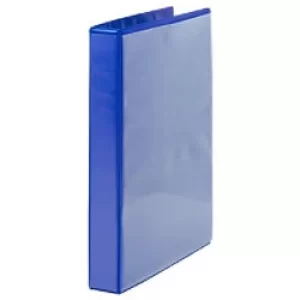 image of Presentation Ring Binder Polypropylene A4 2 Rings 25mm Blue