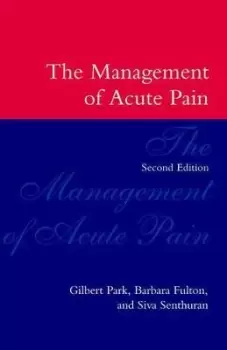 Image of The Management of Acute Pain by Gilbert Park