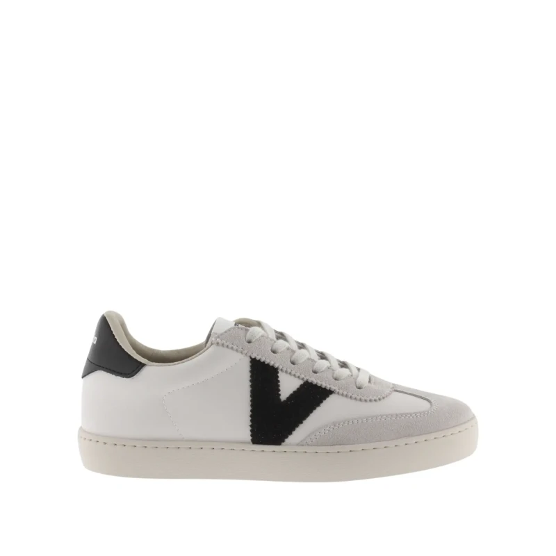 Image of Victoria Berlin leather effect and split leather sneakers Victoria Cycliste Noir Unisex 36