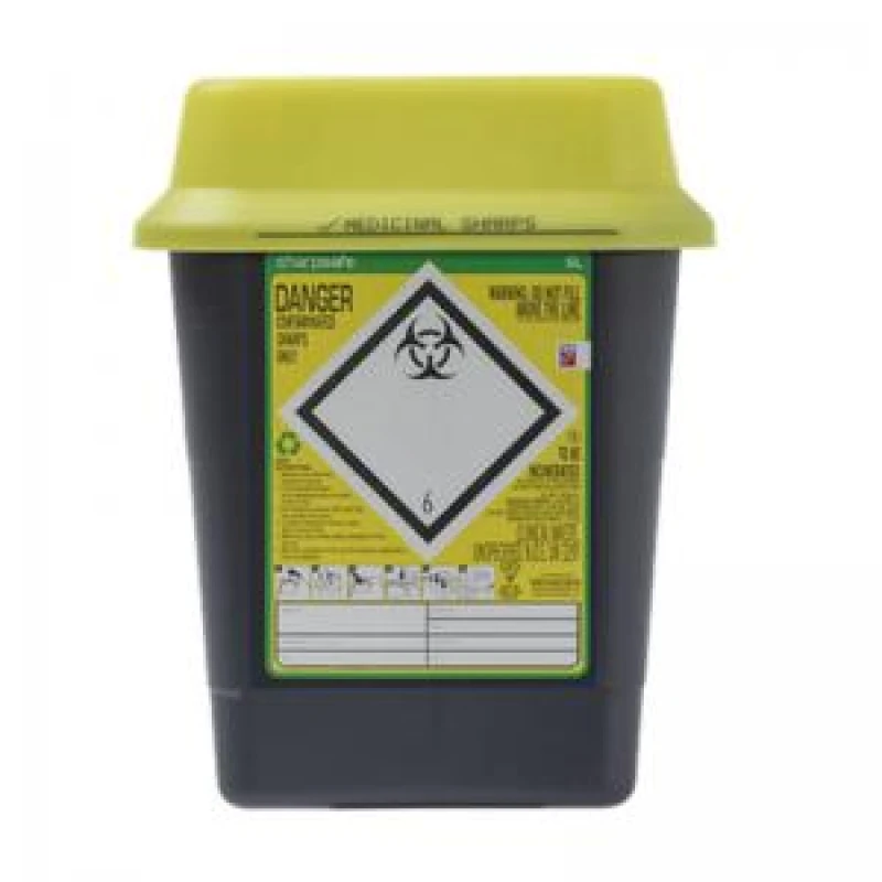 Image of Sharp Safe Shaps Bin 5 Litre