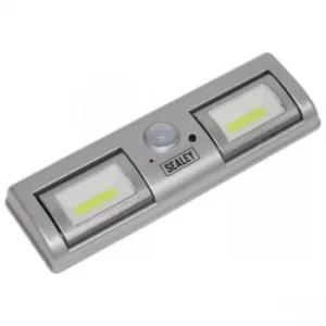 image of Sealey GL931 Auto Light 1.2W COB LED with PIR Sensor 3 x AA Cell