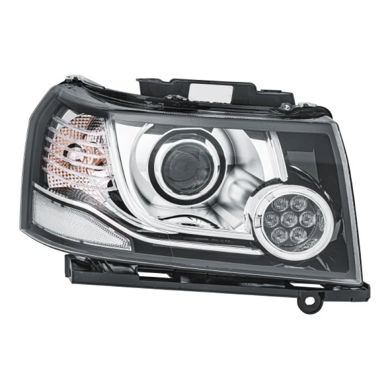 Image of HELLA 1EL 354 813-101 Headlights LED, with bulb, Right, with motor for headlamp levelling, Bi-Xenon Headlight (259)