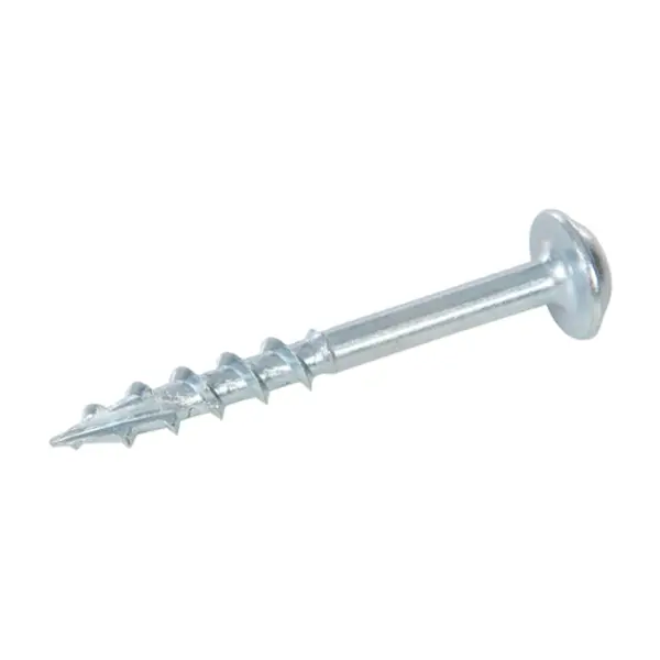 image of Triton Zinc Pocket-Hole Screws Washer Head Coarse - P/HC 8 x 1-1/2" 500pk